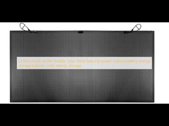 ULTRA LIGHT 420W elastyczny panel słoneczny balkon elektrownia akumulator magazyn energii balkon magazyn energii słonecznej