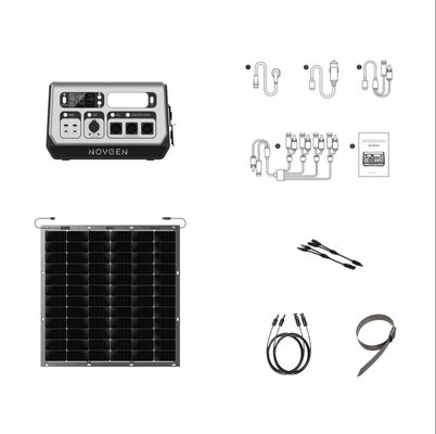 Elektrownia na balkonie Smart Plug 2048WH Przenośny elastyczny panel słoneczny