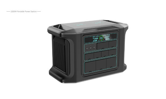 Przenośna elektrownia 2200W Akumulator energii odnawialnej Akumulator energii na zewnątrz