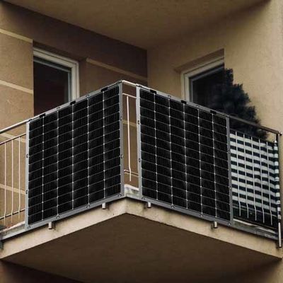 Płyty słoneczne zewnętrzne o lekkim ciężarze balkonu 200 W dla systemów magazynowania energii słonecznej