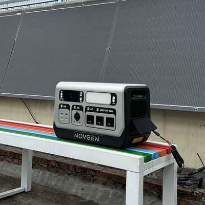 2048WH Przenośny elastyczny system magazynowania energii na balkonie do potrzeb energii w podróży